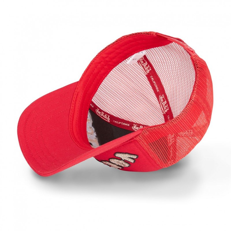 Casquette Vondutch Rouge Trucker Snapback BUCKL Vondutch - 5