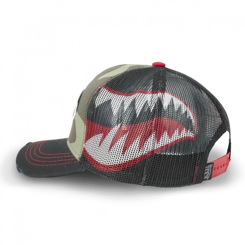 Casquette Vondutch Rouge Trucker Snapback WAR BIRD Vondutch - 4