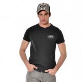 T-shirt homme coupe droite avec petit imprimé poitrine Dary