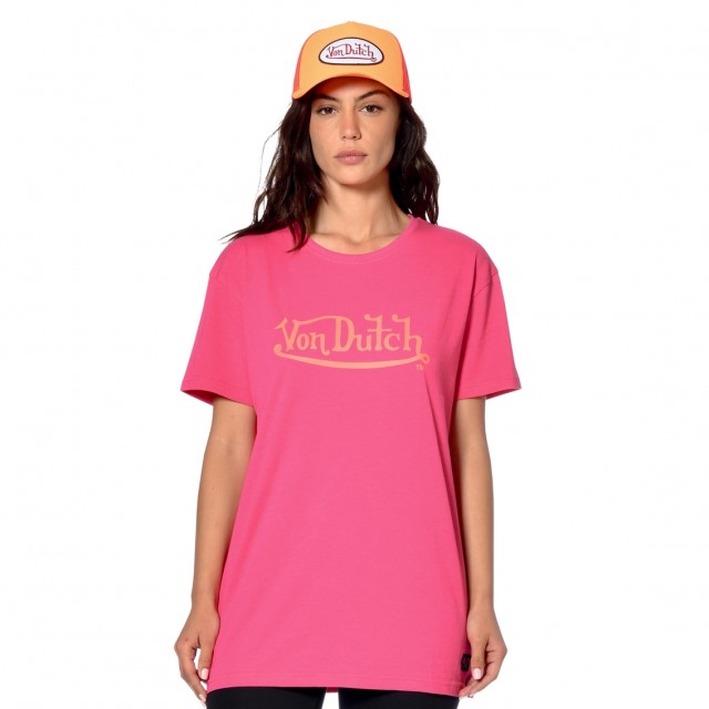 T-shirt Von Dutch femme ample Jodie Vondutch - 1