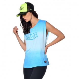 T-shirt Von Dutch tie and dye sans manches col rond avec print June Vondutch - 1