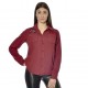 Chemise en Coton coupe Régular Manches longues Rouge SHARON | Femme - Vondutch Vondutch - 1