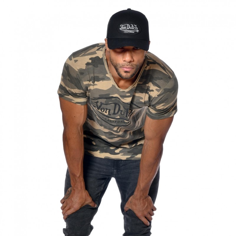 Tee Shirt Vert coupe Slim Col V RON | Homme - Vondutch Vondutch - 2