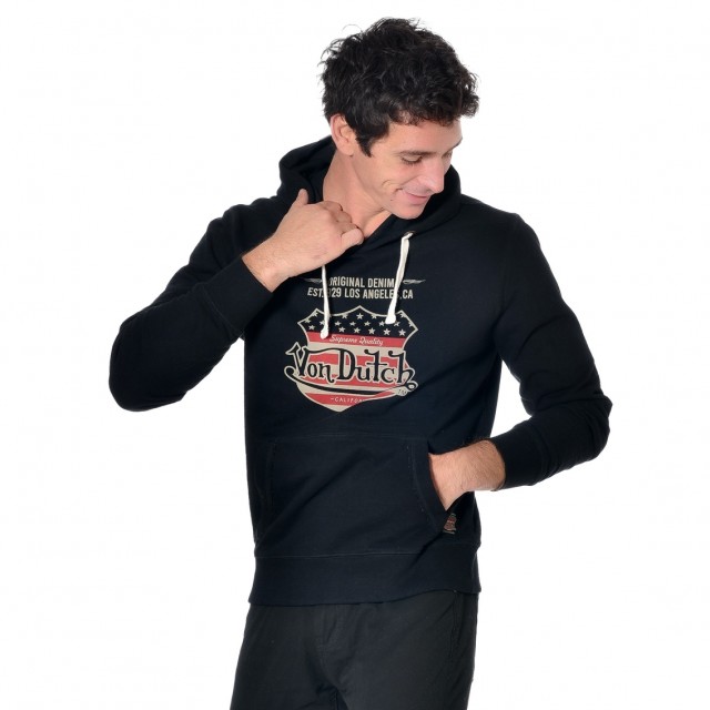 Sweat Von Dutch homme à capuche imprimé devant Brave Vondutch - 1