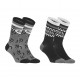 Lot de 2 Paires de chaussettes homme Mode Grise - Vondutch Vondutch - 1