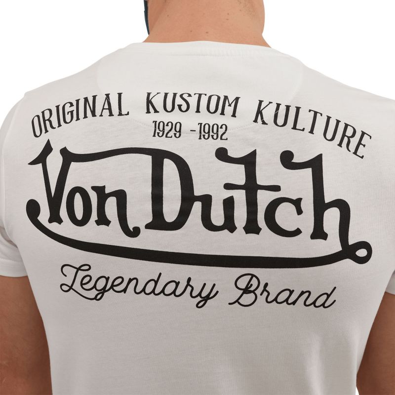 Tee Shirt Blanc coupe Slim Col rond EYE | Homme - Vondutch Vondutch - 4