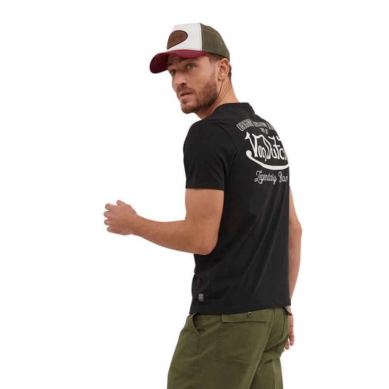 T-shirt homme Col rond Print Devant et Dos Eye Vondutch - 4