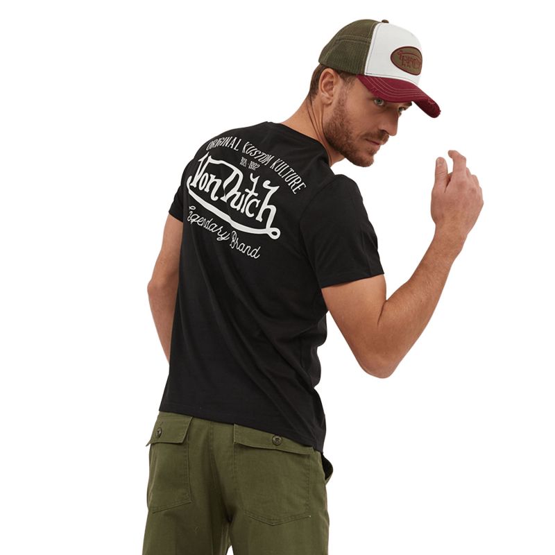 T-shirt homme Col rond Print Devant et Dos Eye Vondutch - 5