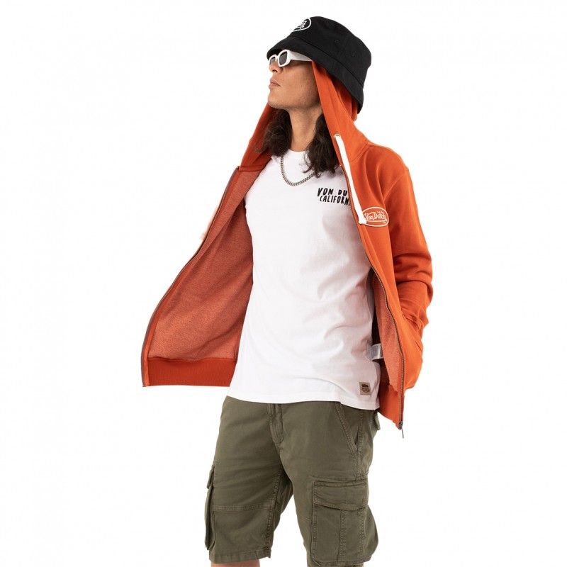 Sweat Zippé Mauro Kane Homme - 1/4 Col Zip, Poche Kangourou - Polyester/élasthanne