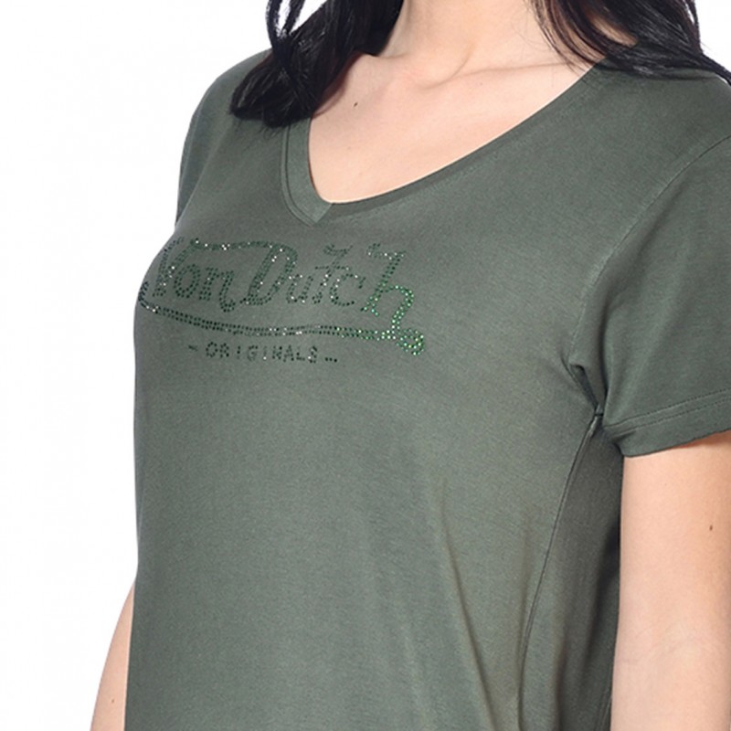 Tshirt en col V femme Roon Vondutch - 3