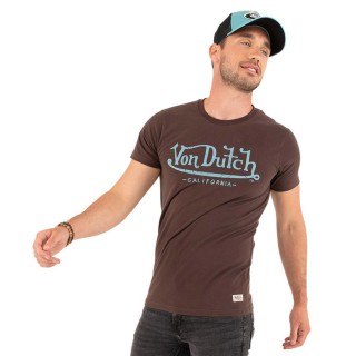 T-shirt col rond homme en coton Slim Fit Life Vondutch - 1