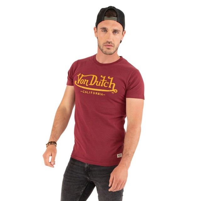 T-shirt col rond homme en coton Slim Fit Life Vondutch - 1