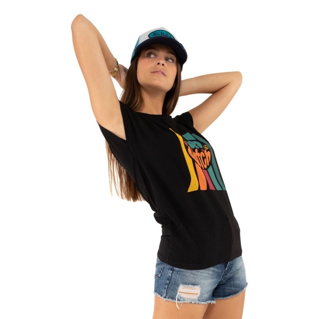 T-shirt femme en coton Nowar Vondutch - 1