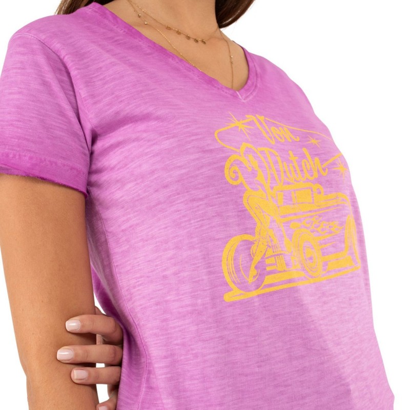 Tee Shirt coupe Régular effet Dégradé, Flammé HOT | Femme - Vondutch Vondutch - 2
