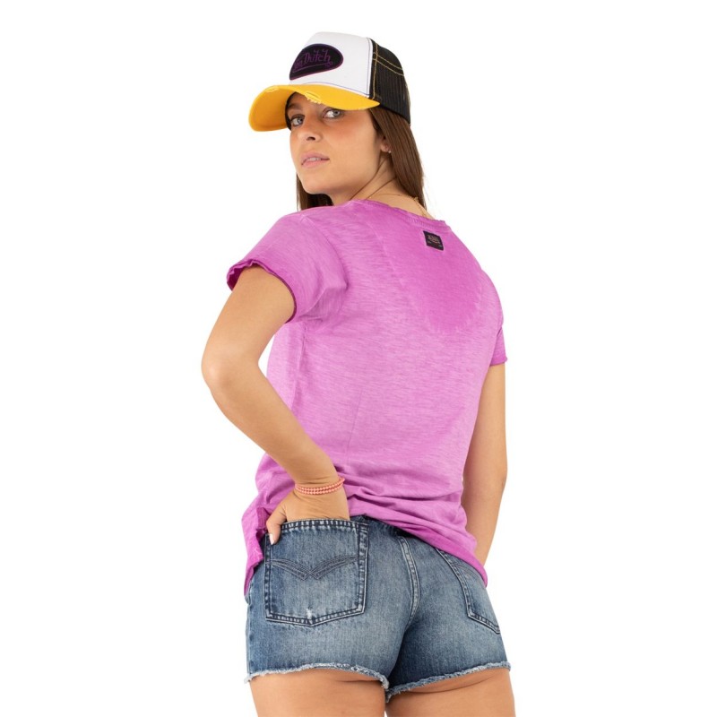 Tee Shirt coupe Régular effet Dégradé, Flammé HOT | Femme - Vondutch Vondutch - 3