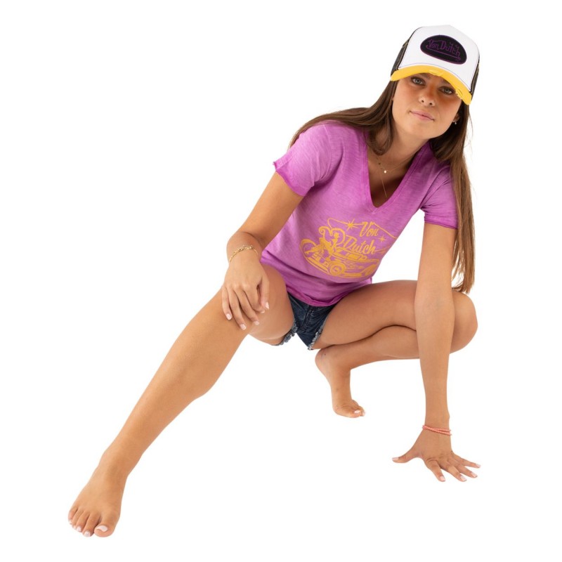 T-shirt femme en coton Hot Vondutch - 5