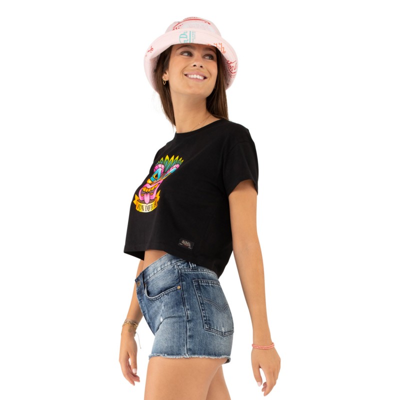 Crop top Tie and Dye femme en coton Tika Vondutch - 3