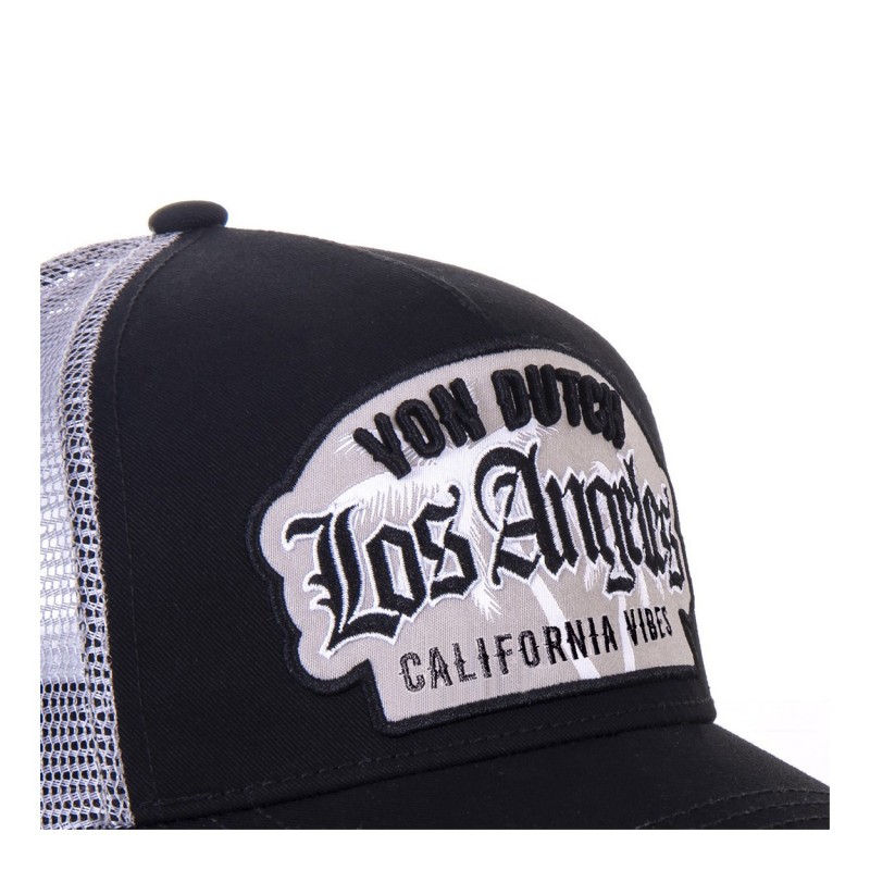 Casquette Vondutch Noire Trucker Snapback LOS ANGELES Vondutch - 3