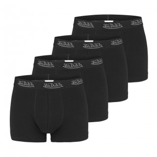 Lot de 4 Boxers Von Dutch Homme Noir Vondutch - 1