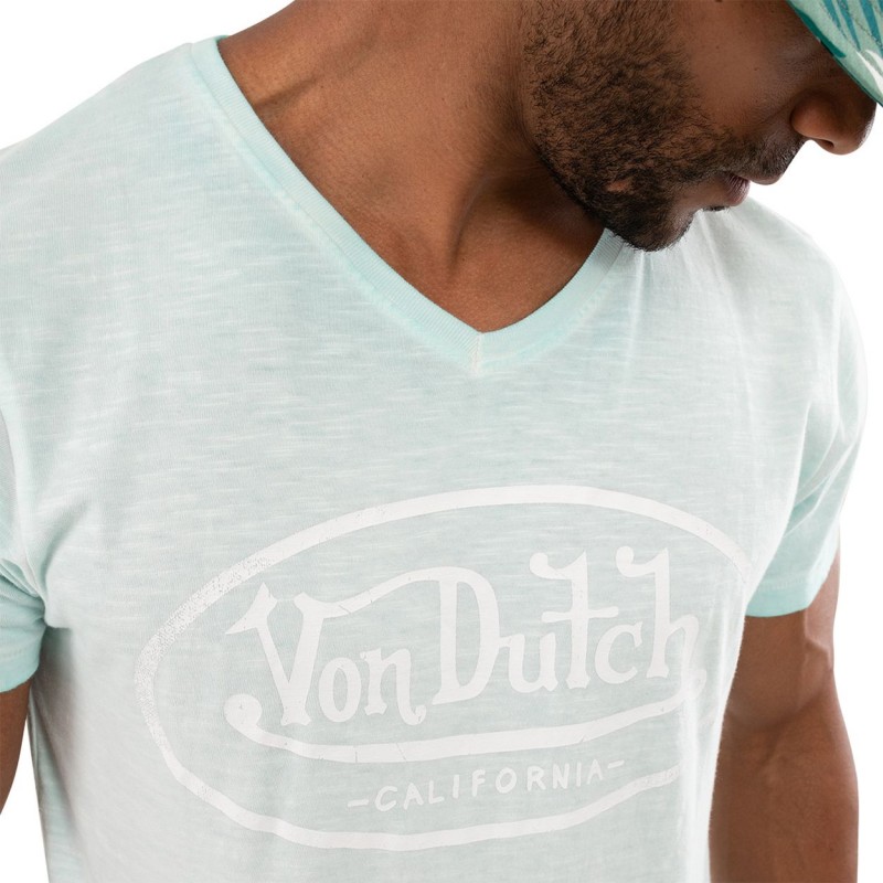 T-shirt Von Dutch Slim Fit Col V homme Ron - Von Dutch