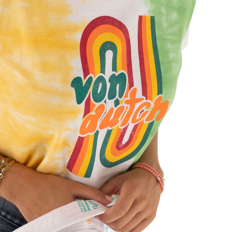 Crop Top Tie and Dye femme en coton Bow Vondutch - 2