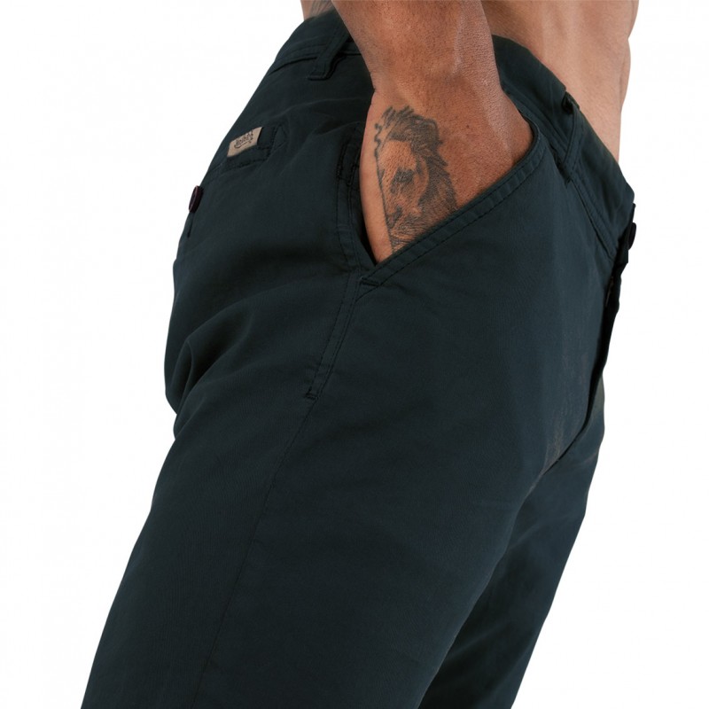 Bermuda Chino en Coton coupe Droit Bleu | Homme - Vondutch Vondutch - 4