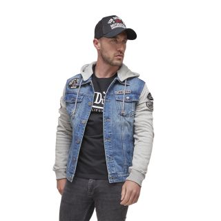 Veste Von Dutch Jeans Bi-matière homme modèle Dutch Used Vondutch - 1