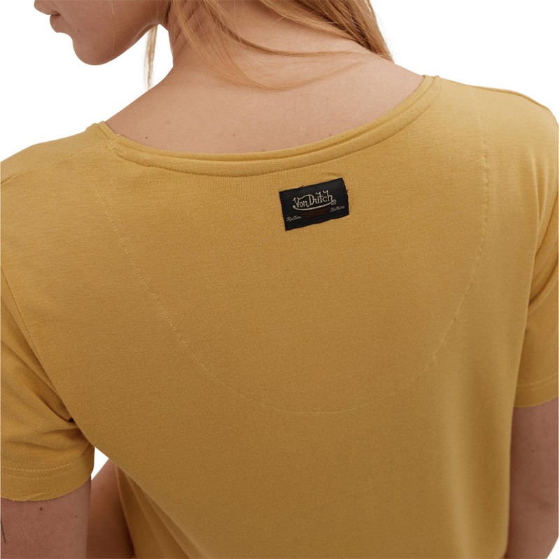 T-shirt femme col en V fluide avec strass Roon Vondutch - 4