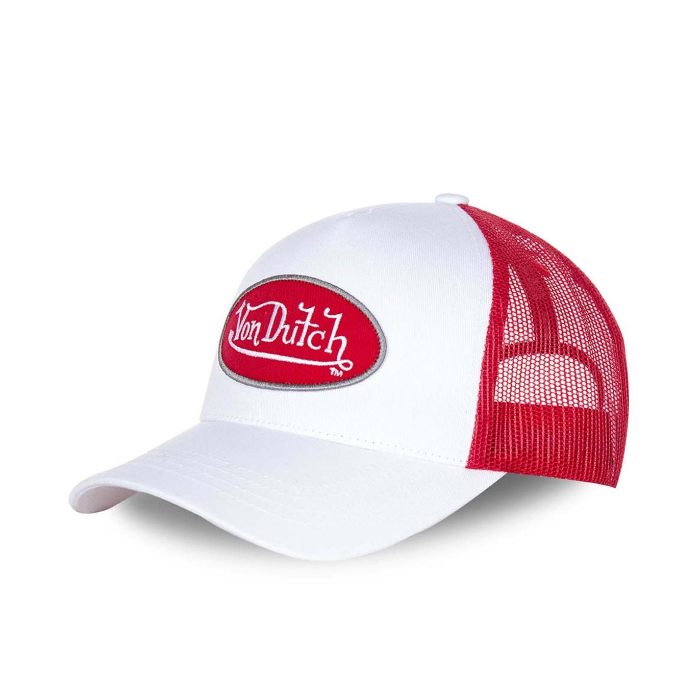 Casquette baseball homme Von Dutch BM Blanc filet rouge Vondutch - 1