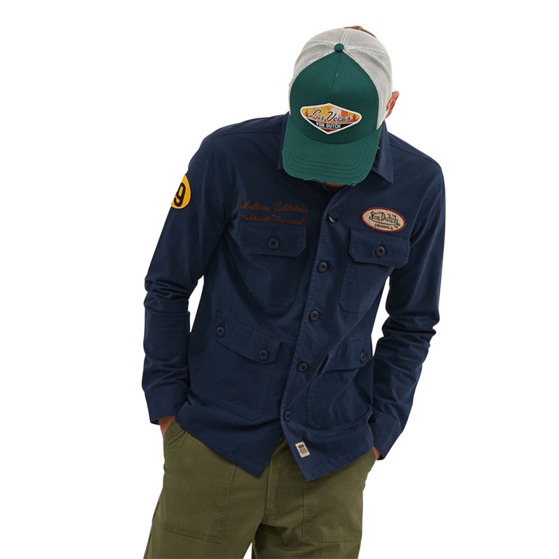 Veste homme à capuche 3/4 en toile non doublée Nelson - Von Dutch