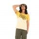 Tee Shirt Jaune coupe Régular Col V effet Dégradé, Tie and Dye RON | Homme - Vondutch Vondutch - 1