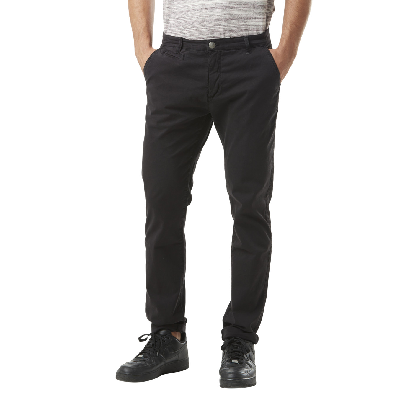 Pantalon chino homme écusson brodé dans le dos en coton Coast Vondutch - 1