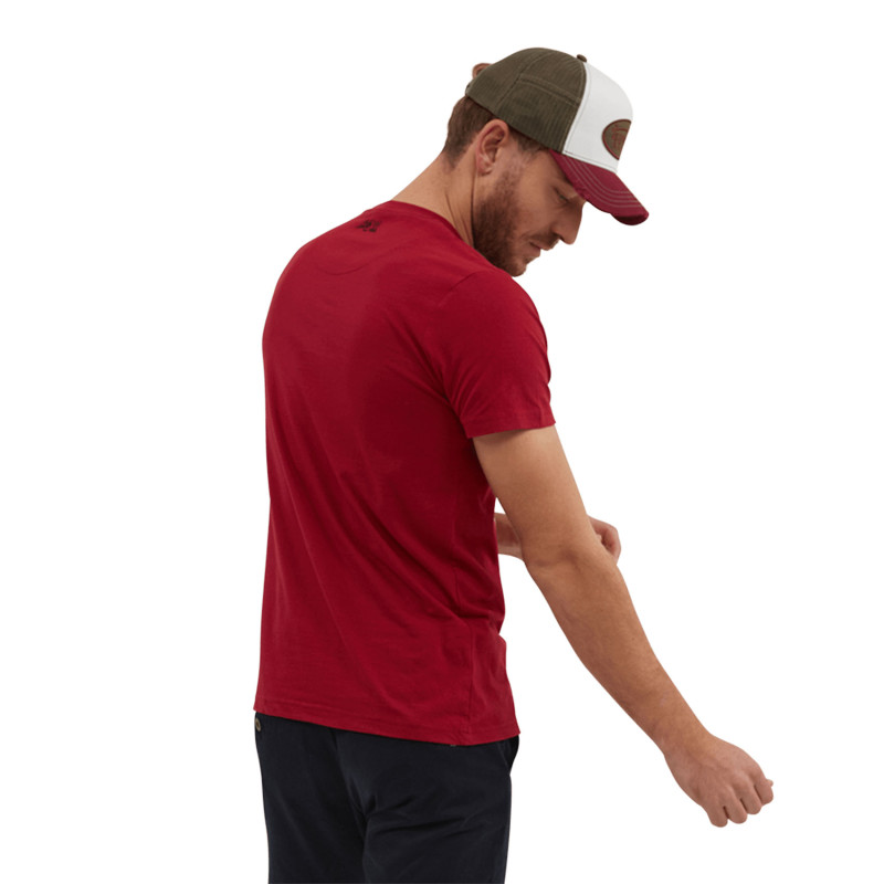 T-shirt manches courtes régular fit en col rond en coton Dinn Vondutch - 3