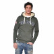 Sweat à Capuche Vert Capuche Sherpa, Molletoné MUST | Homme - Vondutch Vondutch - 1
