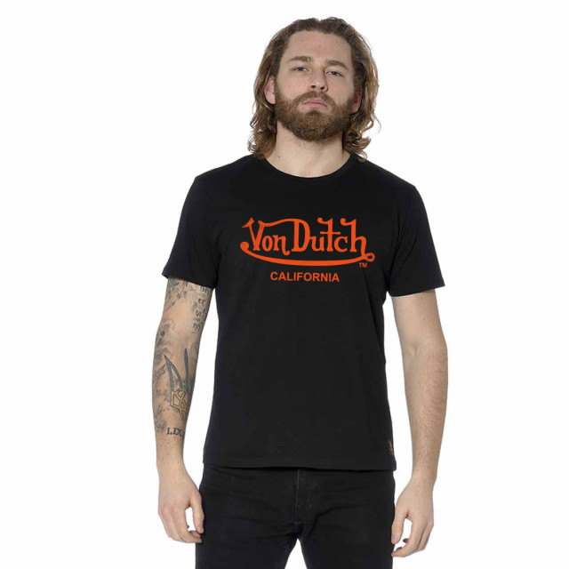 Tee Shirt Noir Regular Col rond FIRST | Homme - Vondutch Vondutch - 1