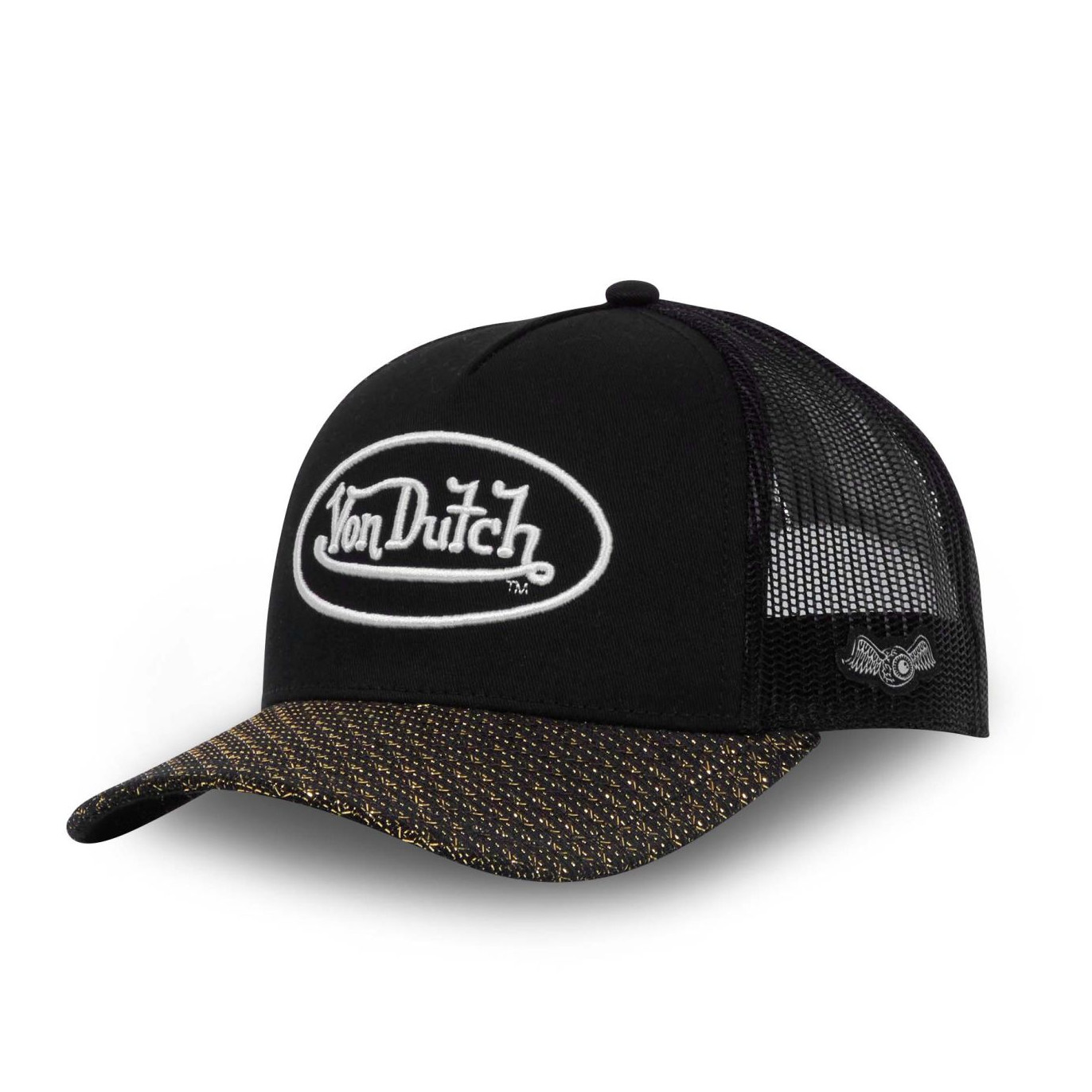 Casquette Vondutch Noir Baseball Snapback effet Pailleté SHINY Vondutch - 1