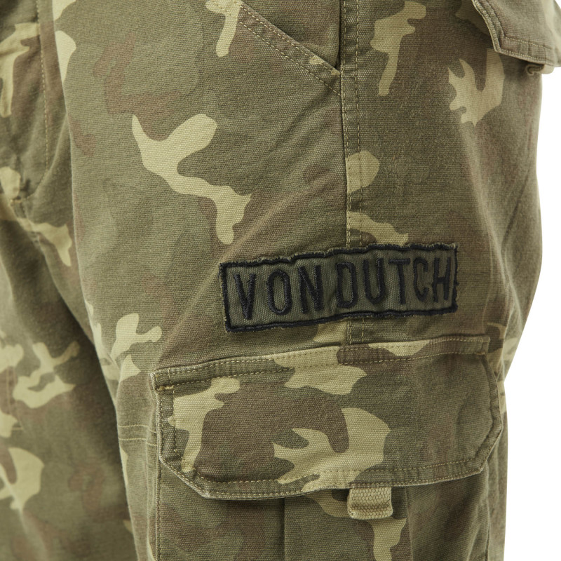 Bermuda Homme Cargo Canvas en coton Vondutch - 3