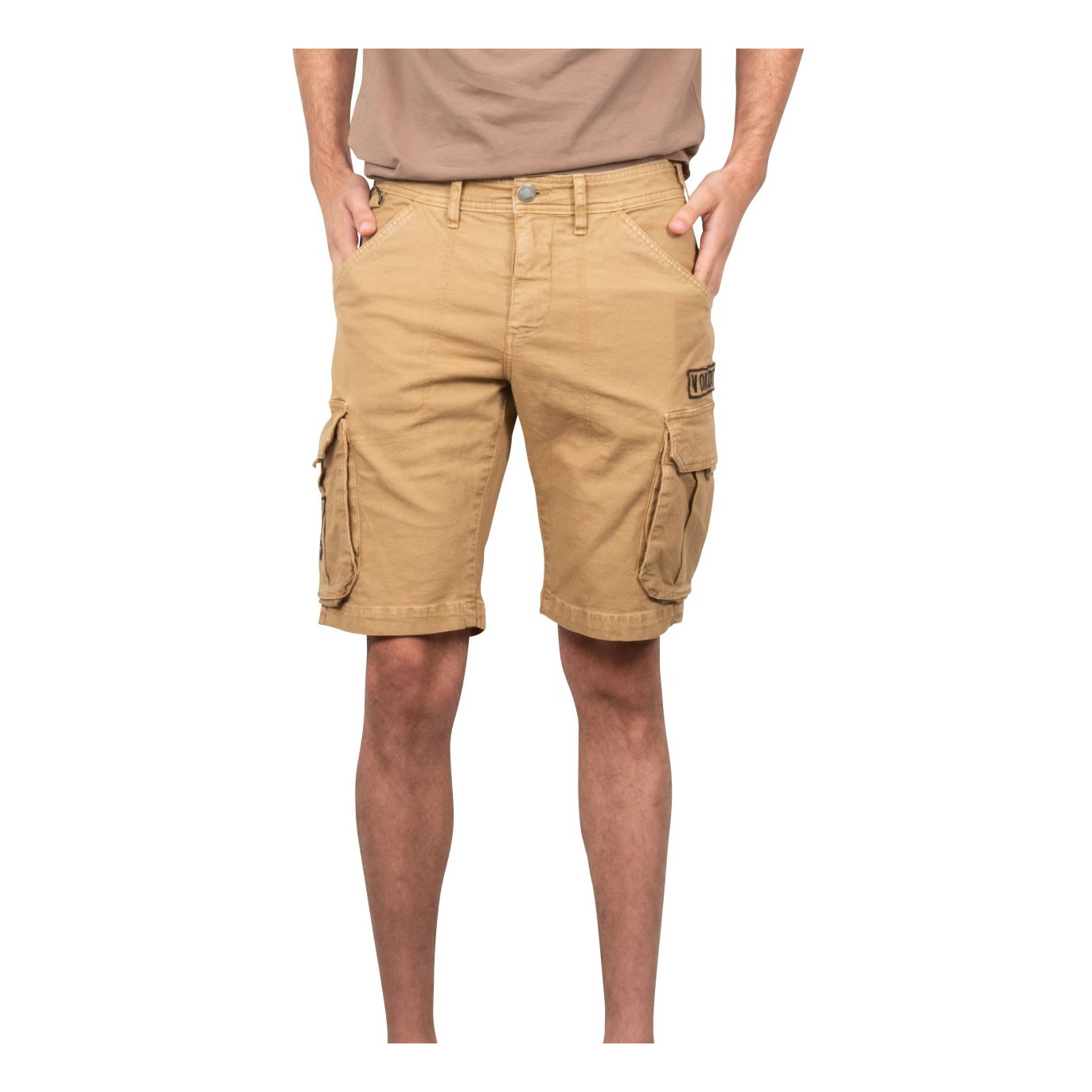 Bermuda Cargo Droit Beige | Homme - Vondutch Vondutch - 1