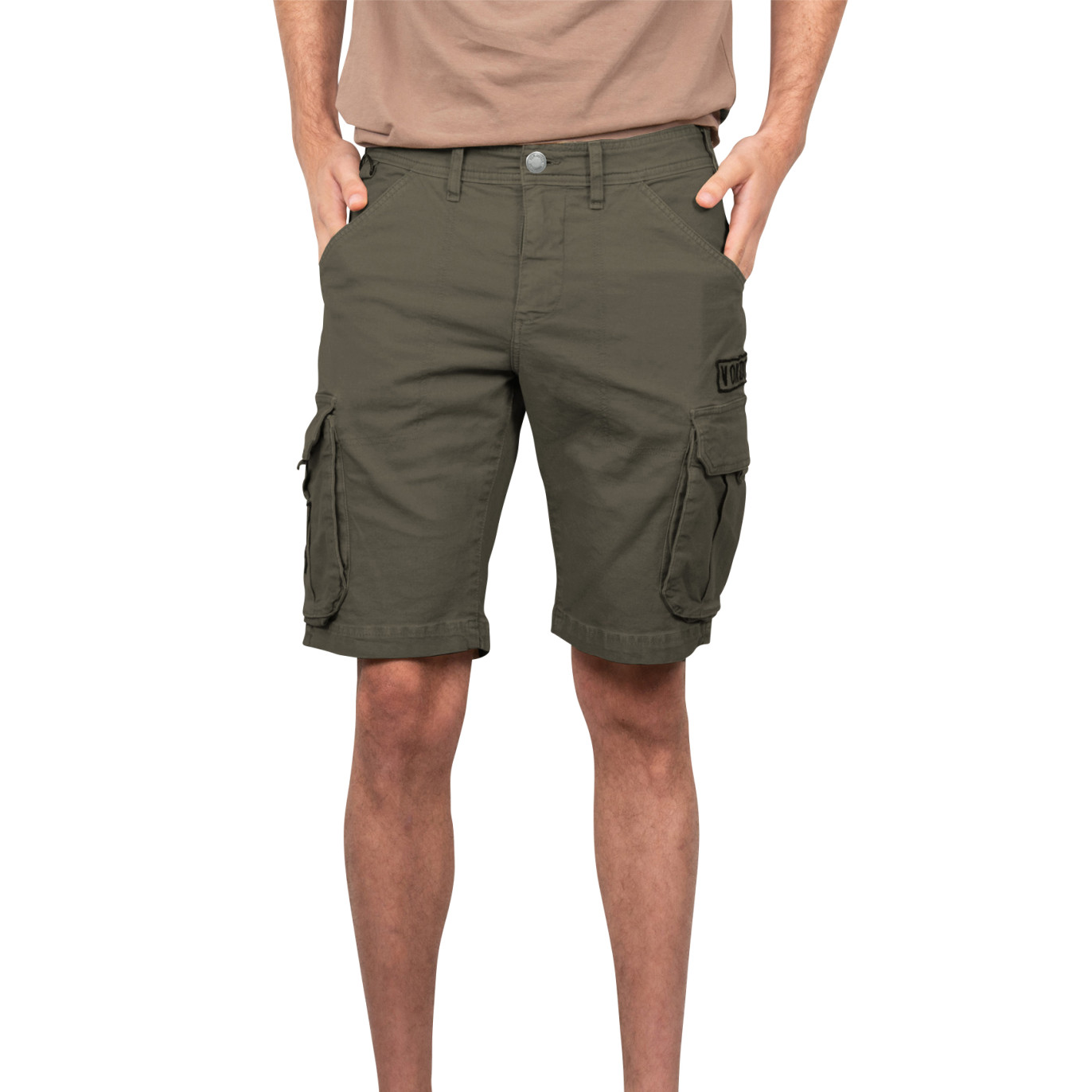 Bermuda Homme Cargo Canvas en coton Vondutch - 1