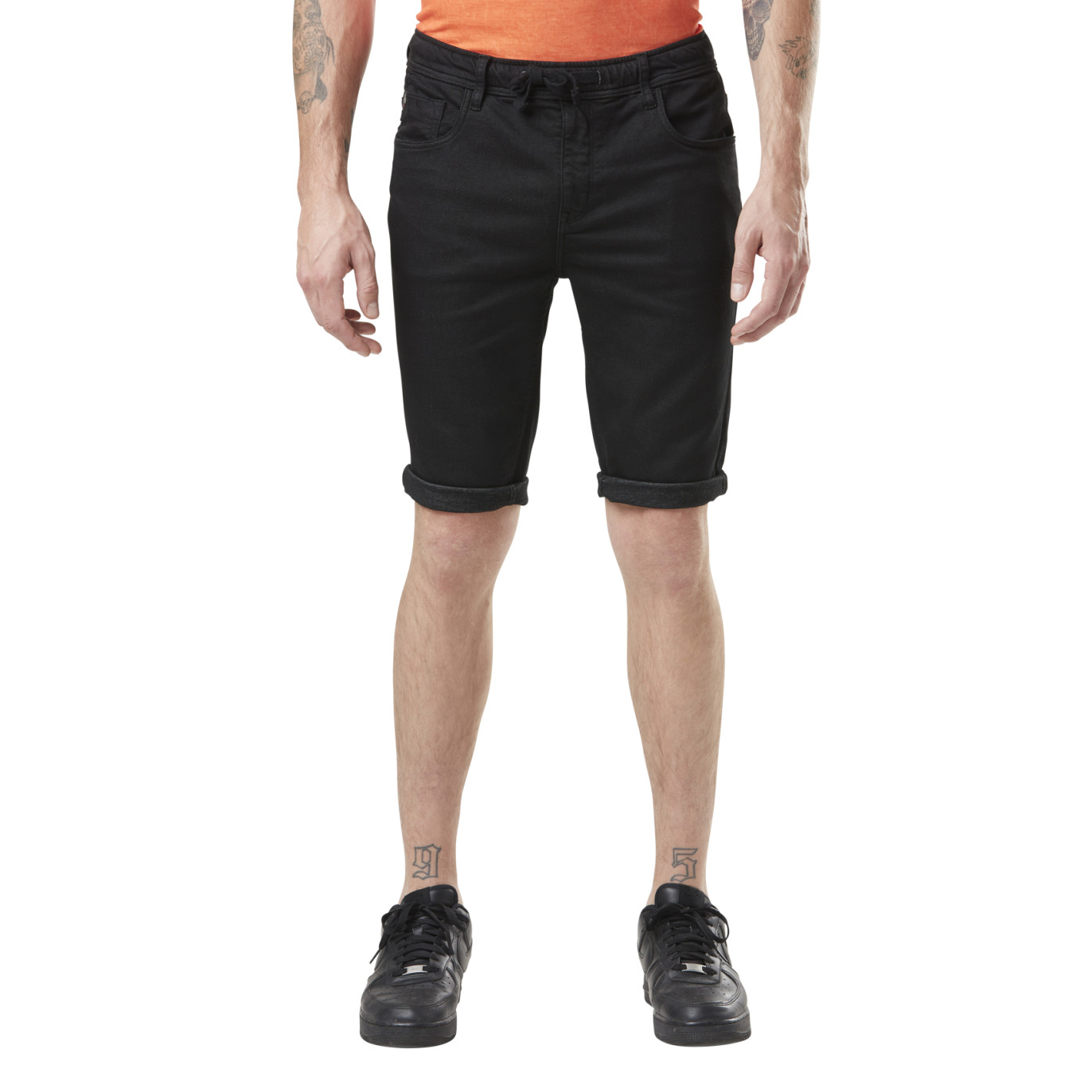 Bermuda Jean Droit Noir| Homme - Von Dutch Vondutch - 1
