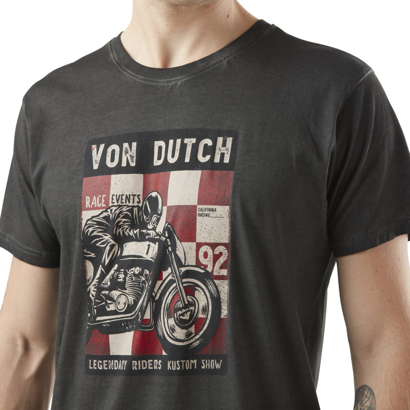 Chemise effet jean Tenes homme Von Dutch - Motorcycles Legend shop