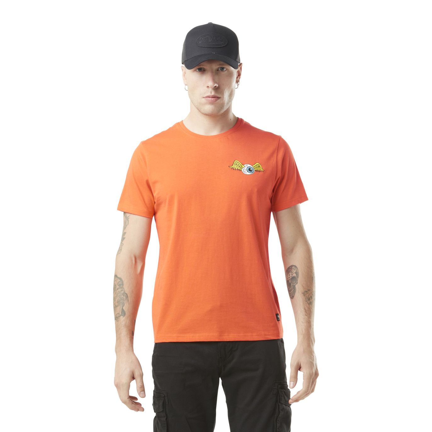 T-shirt homme col rond en coton Eye Vondutch - 1