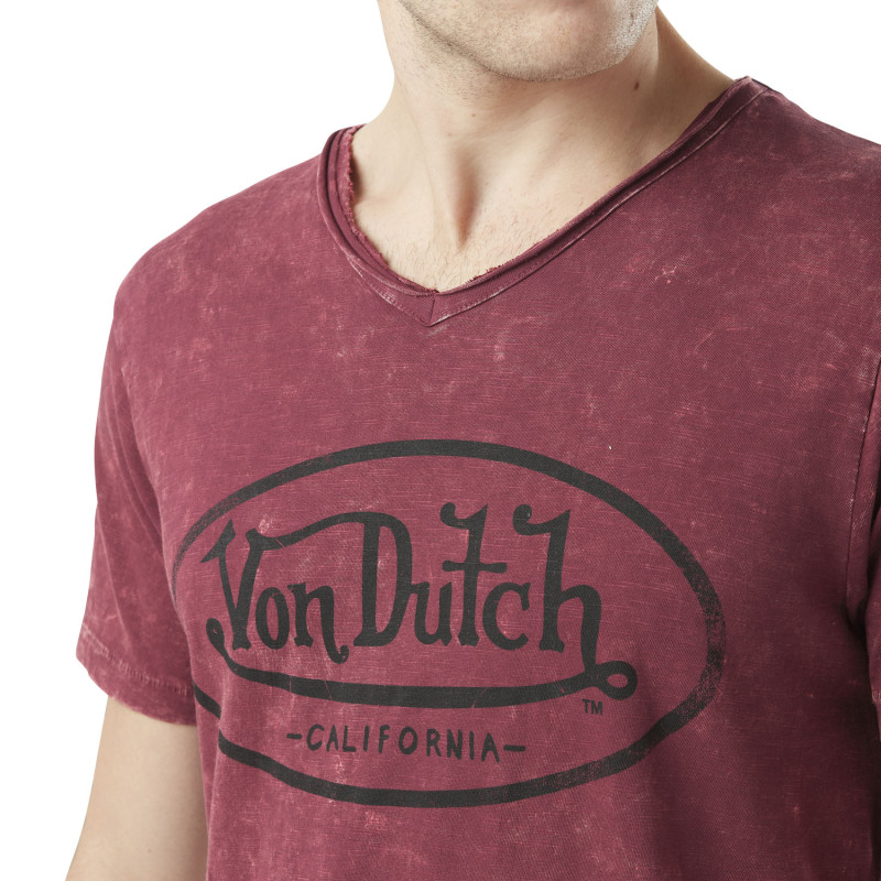 T-shirts col V homme Von Dutch