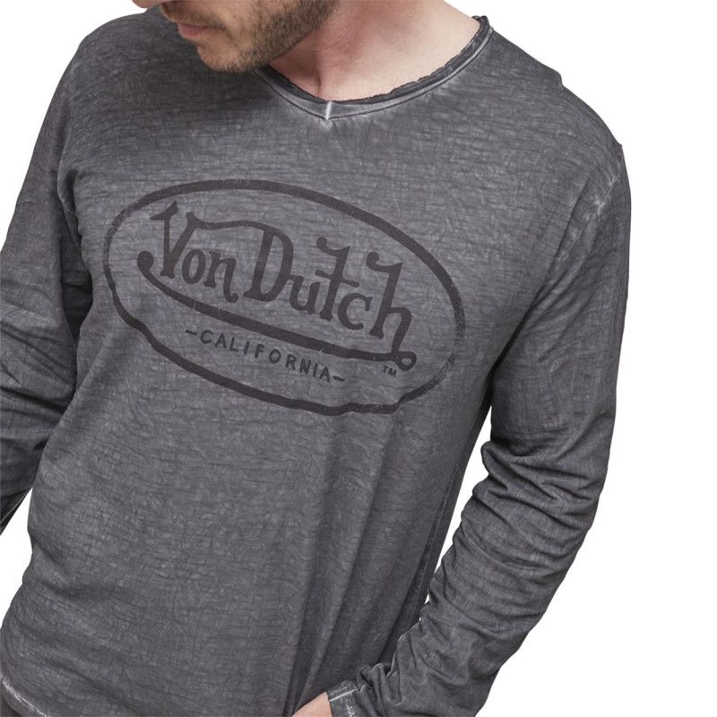 T-shirt à manches longues homme en coton Rony Vondutch - 2