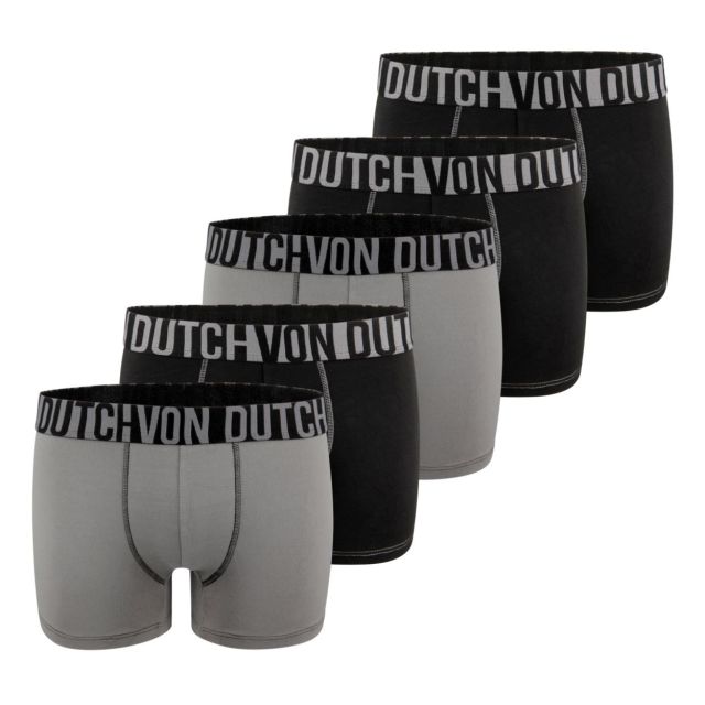 Lot de 5 Boxers homme Polyester Noir - Vondutch Vondutch - 1