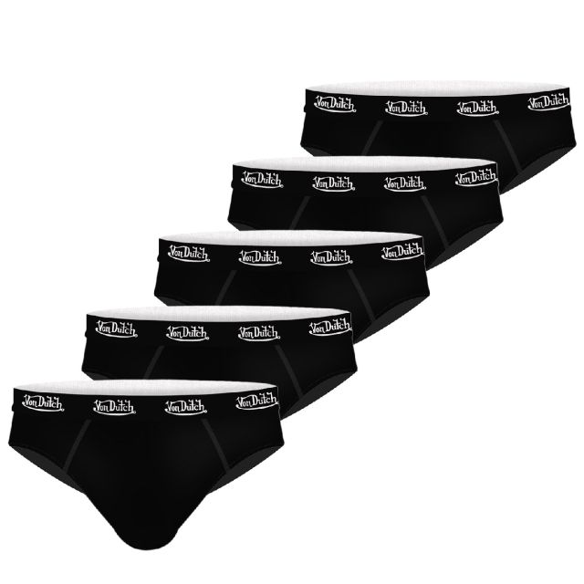 Lot de 5 slips homme coton Vondutch - 1