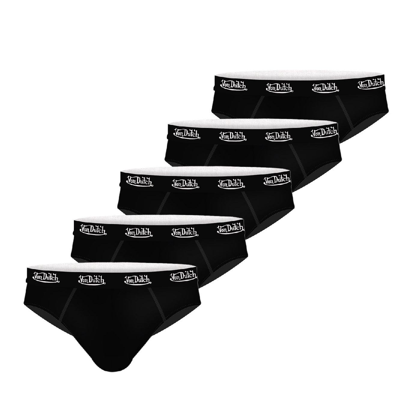 Lot de 5 slips homme coton Vondutch - 1