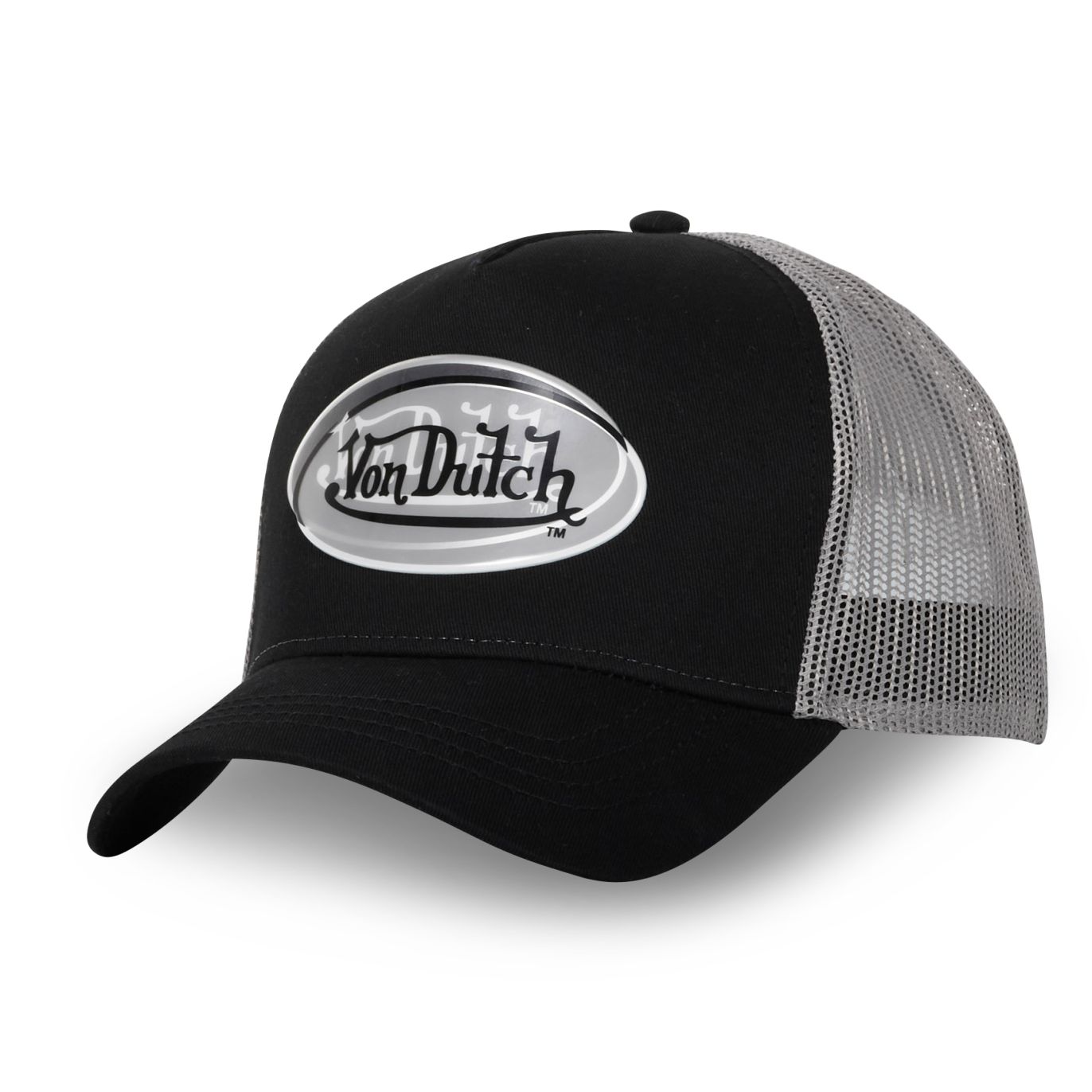 Casquette Vondutch Noire Trucker Snapback en Simili ADEC Vondutch - 1