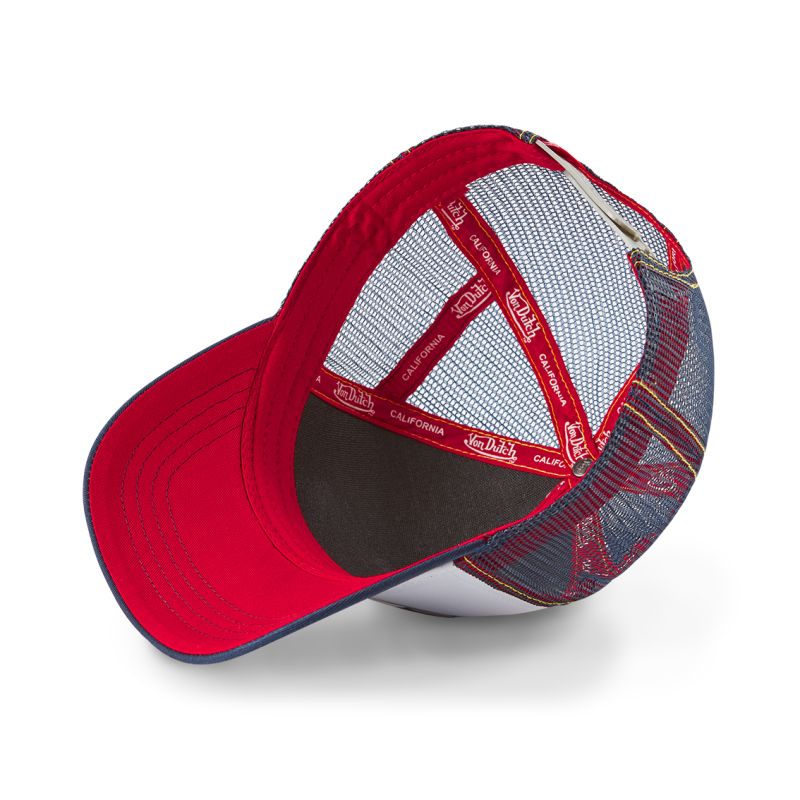 Casquette Vondutch Blanche Trucker Snapback en Simili ADEC Vondutch - 4