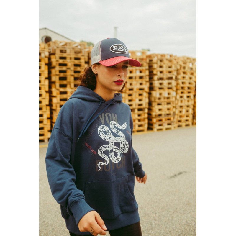 Tricolour Von Dutch baseball cap in red, white, and beige Vondutch - 5